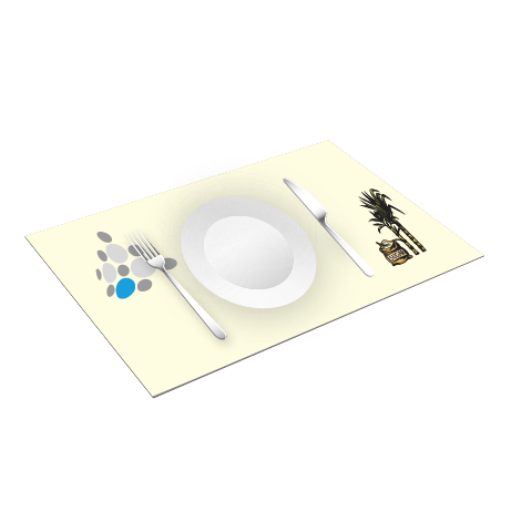 Tischsets aus Zuckerrohrpapier | DIN A3 | einseitig bedruckt