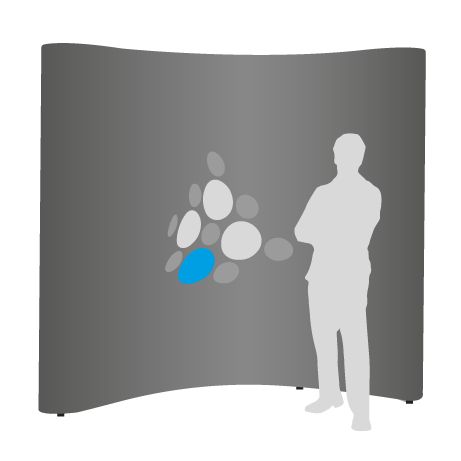 gebogen