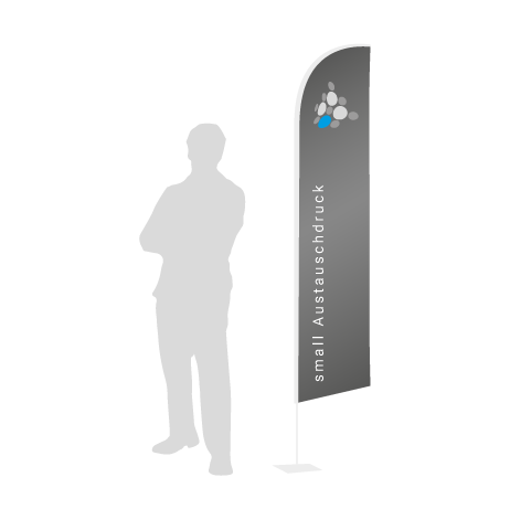 Beachflag Wind Austauschdruck | Small (260 cm) | einseitig bedruckt