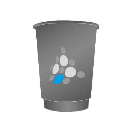 Pappbecher BIO | 300 ml doppelwandig | rundum bedruckt