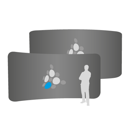 Textilwand ALU