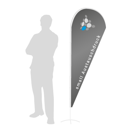 Beachflag Drop Austauschdruck | Small (210 cm) | einseitig bedruckt