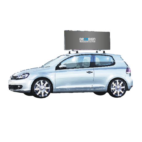 Dachwerbeschild - Promo Drive (fahrbar)