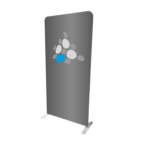 Aufsteller ZIPP ECO | B 100 cm x H 200,9 cm | bedruckt